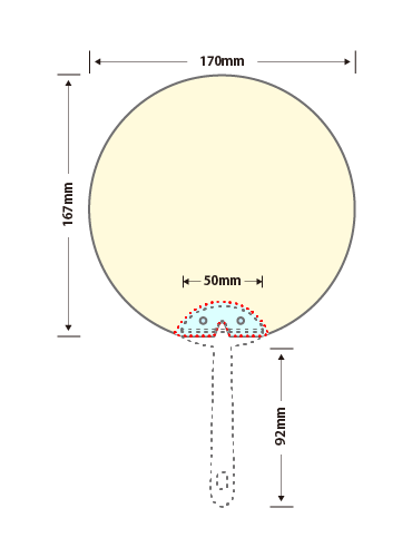 抗菌クリアうちわ柄付き（中）