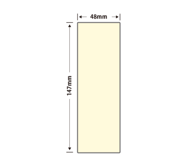 クリアしおり4種同時発注（スリットなし）